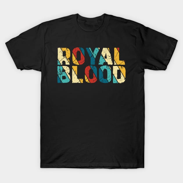 Retro Color -  Royal Blood T-Shirt by Arestration